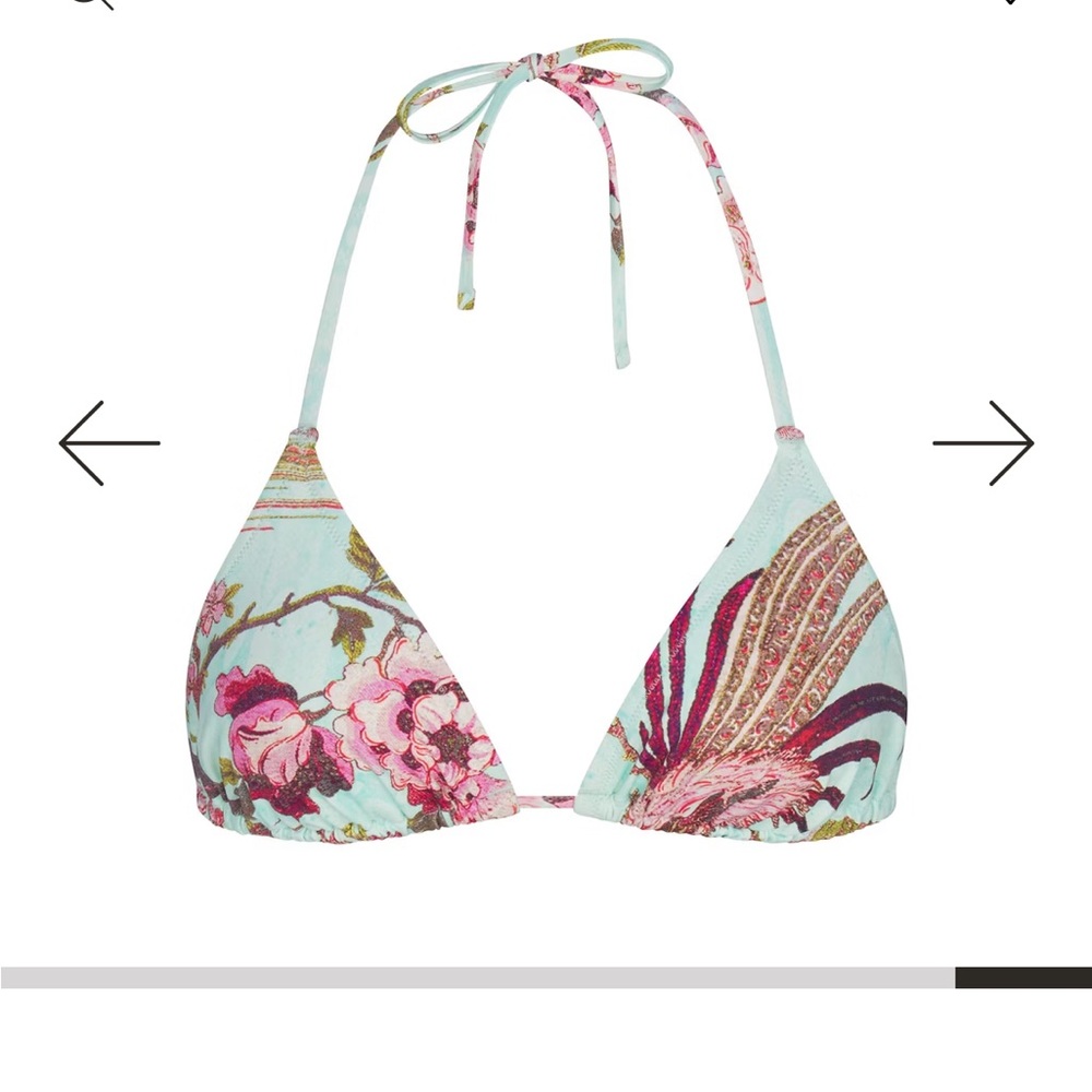 Skims roberto cavalli floral Bikini Top